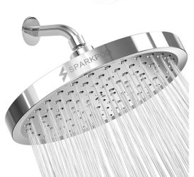 SparkPod Round Rain Shower Head Chrome