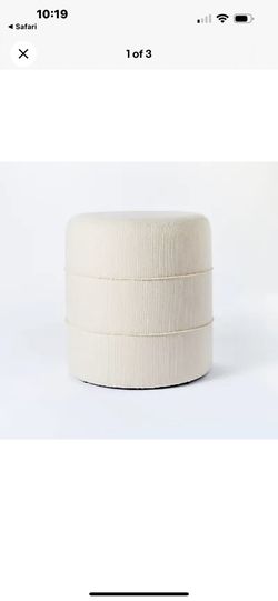 Linen Ottomans From Studio McGee
