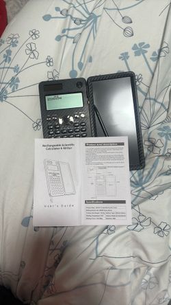 Rechargeable scientific calculator E writer model 0606–9 91EX