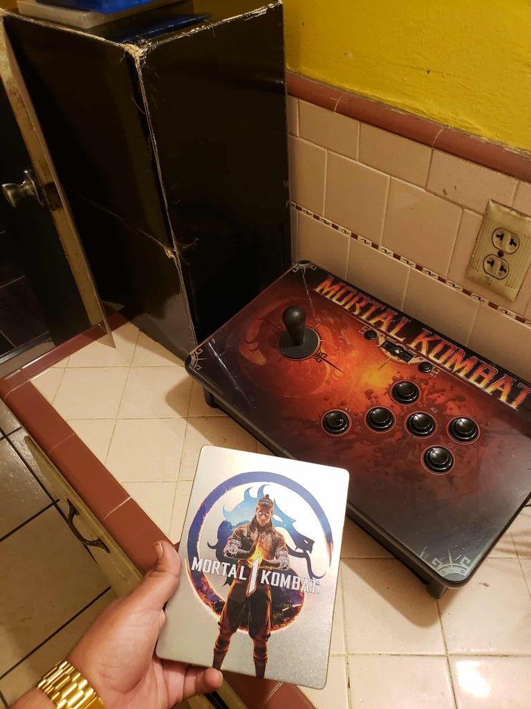 Each Is $300 with 1 Game matching. PS5 PS4 PS3 Xbox 360 Xbox Series X S Xbox One S X. Mortal Kombat arcade stick limited edition. Brand new conditions