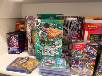 Pokemon and One Piece Sealed Lot