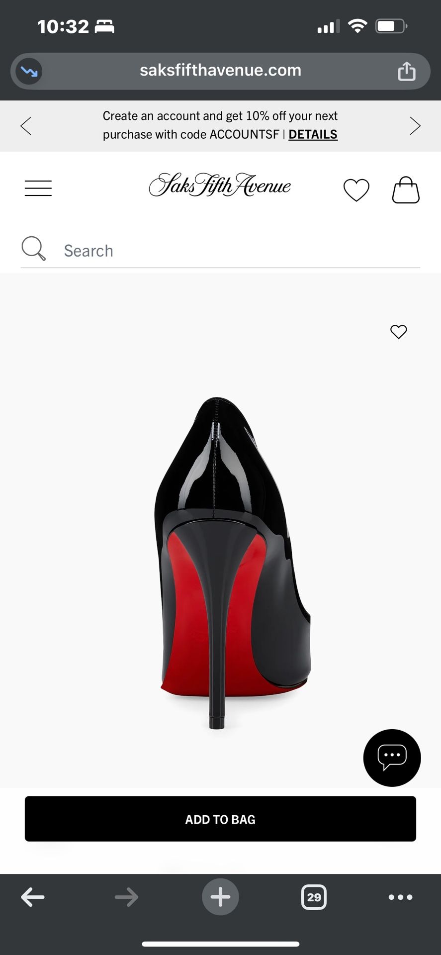 Louboutin Red bottoms