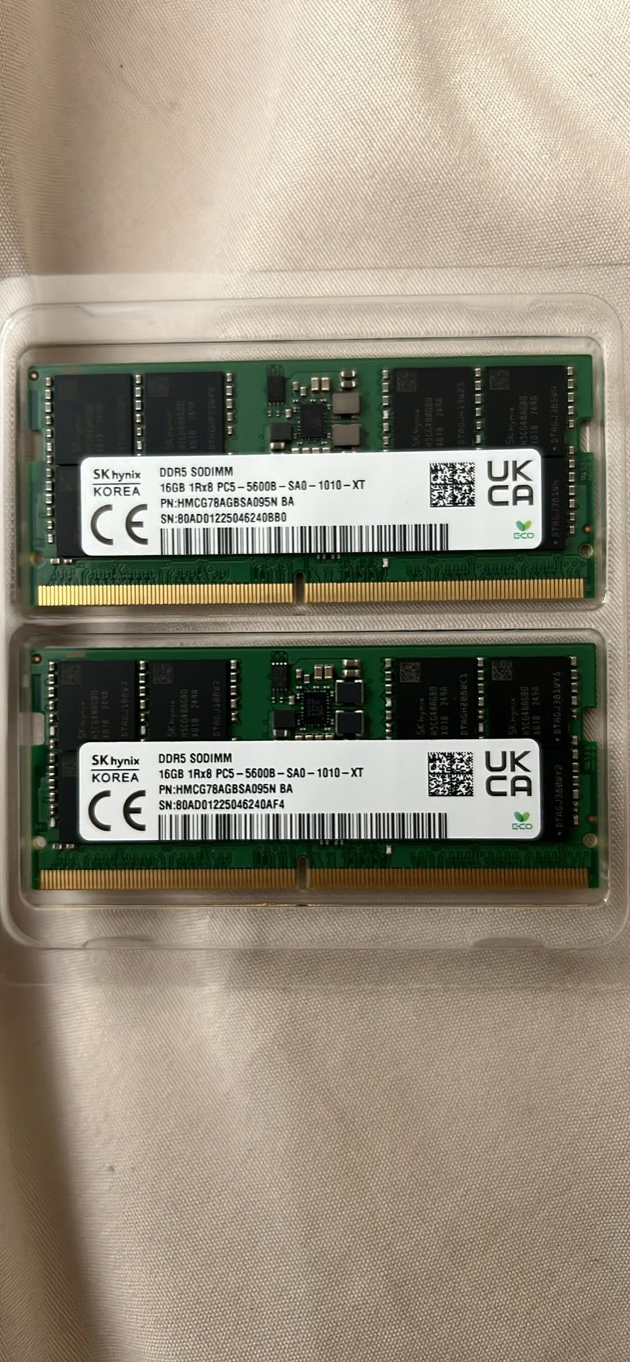 32gig ddr5 Laptop Ram
