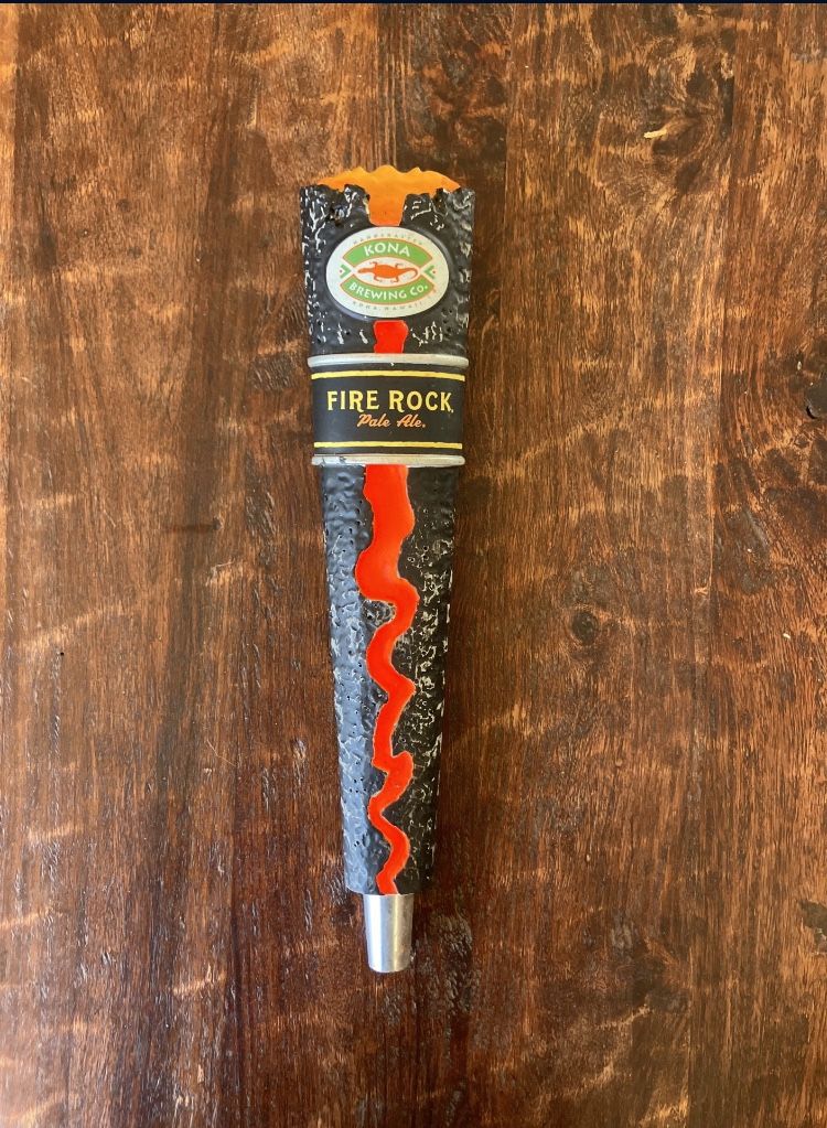 Kona Brewing Co. Fire Rock Tap Handle 