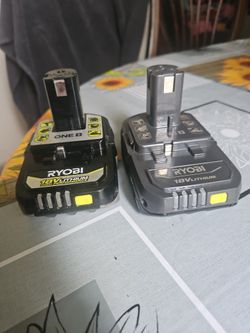 Dos Pilas Ryobl 18v Buenas Condisiones
