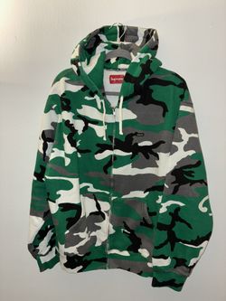 Supreme Small Box Zip Up Hooded Sweatshirt 