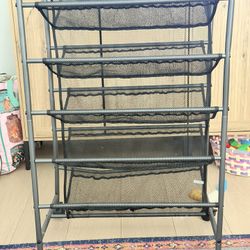 Rolling Shoe Rack