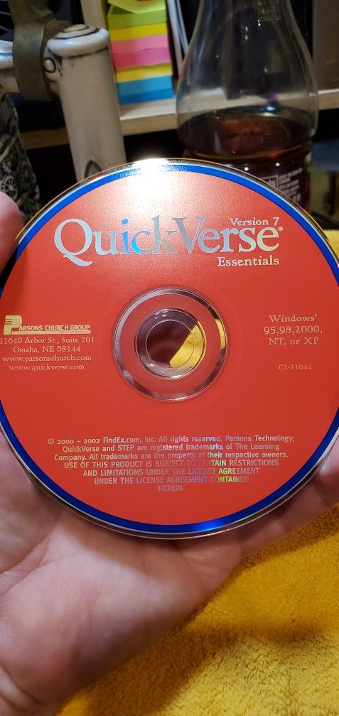 Quickverse Essentials Version 7 Windows CDROM PC Bible Software