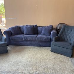 FREE Used Sofa And Swivel Chairs 