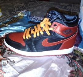 Air Jordan 1 retro"satin bred)women's"sz.12/fits men(sz.10.5exclusive