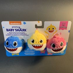 Baby Shark Family Plush Braclets 
