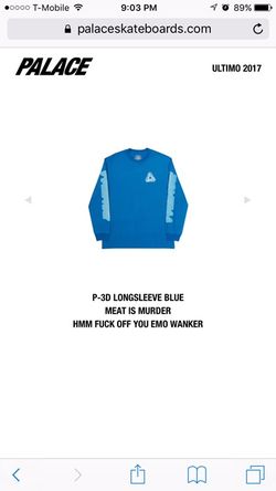 Palace 3D Long Sleeve size M