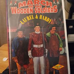 VHS Tapes  March Of The Wooden Soldiers _ Man Of The. House _ Iron Will
