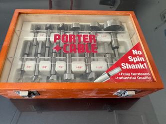 Porter-Cable Forstner Bit set 14 pcs Excellent condition