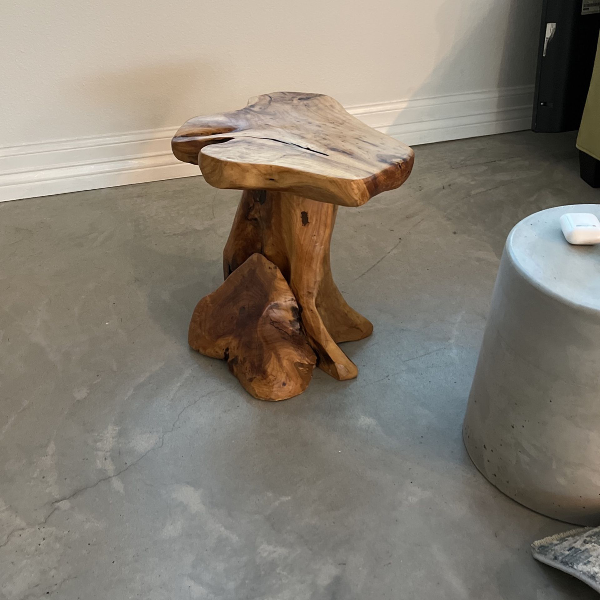 Wooden Natural Foot Stool