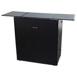 Odyssey FZF5437TBL, 54″ Wide x 37″ Tall Black DJ Fold-out Stand