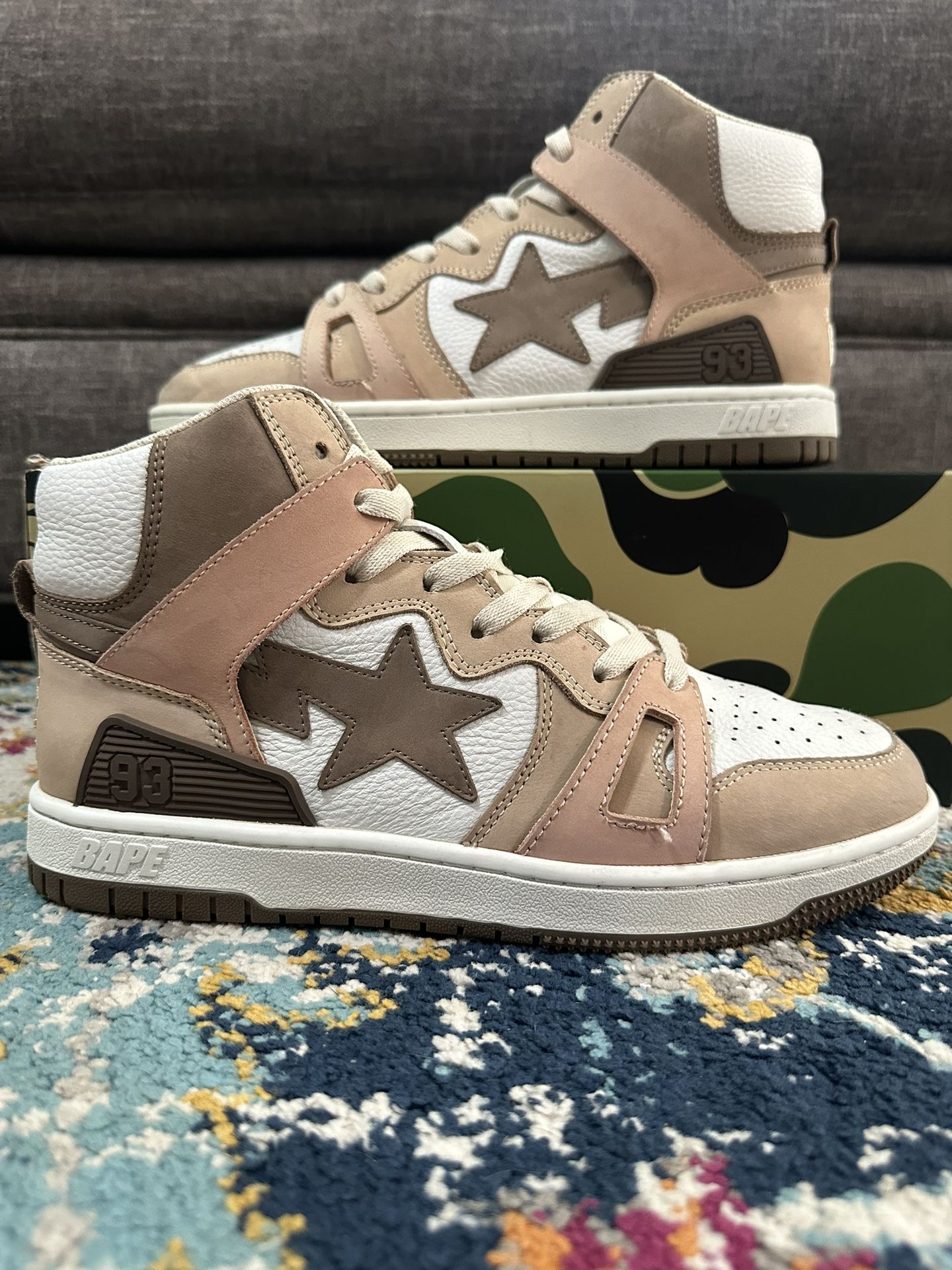 A Bathing Ape Bape Sta 93 HI “Brown”