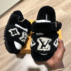 Louis Vuitton Slippers Custom Made 
