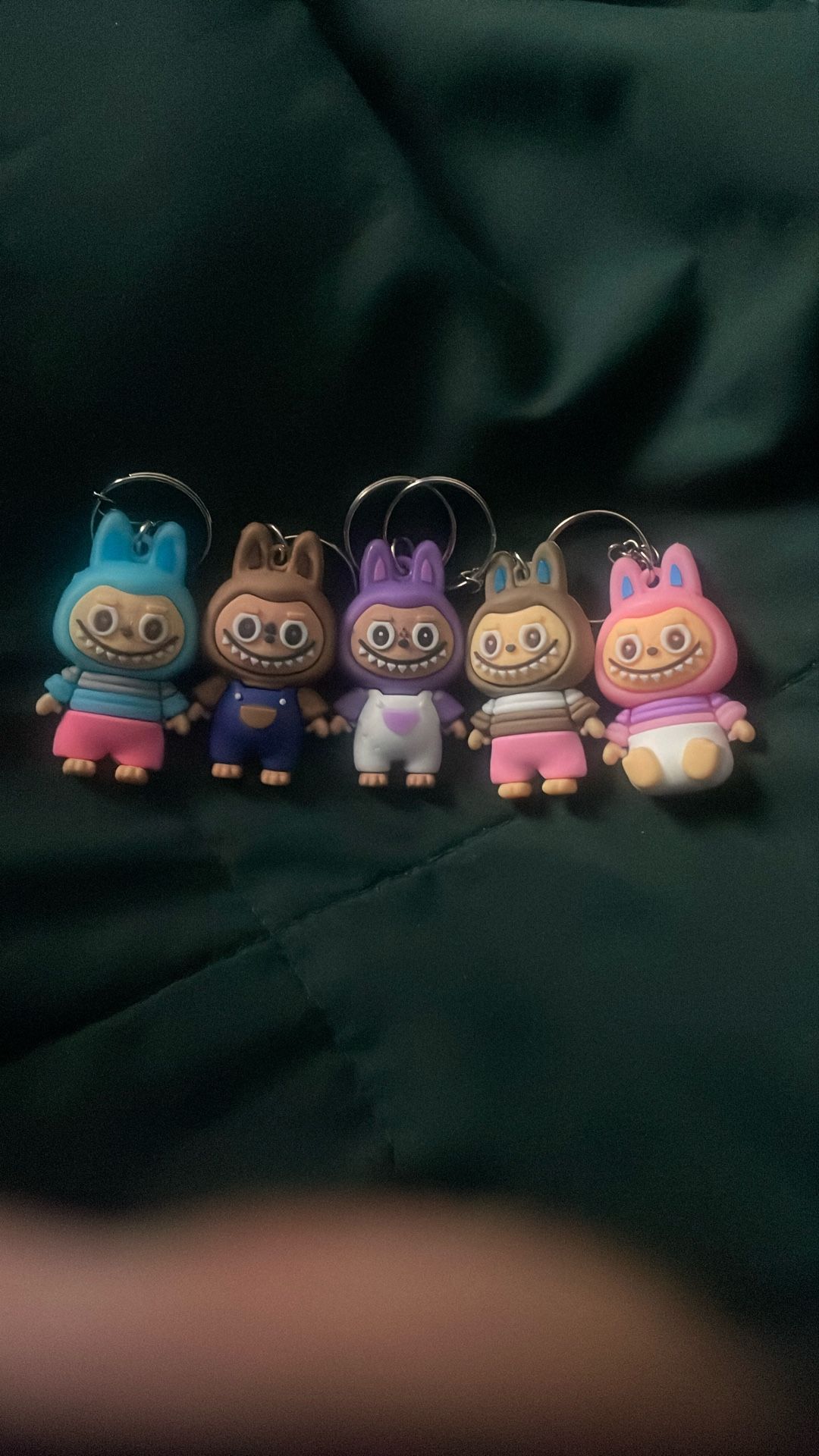 Mini Labubu Keychain Dolls Without Box