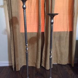 Set of big candles holder, to be place on the floor