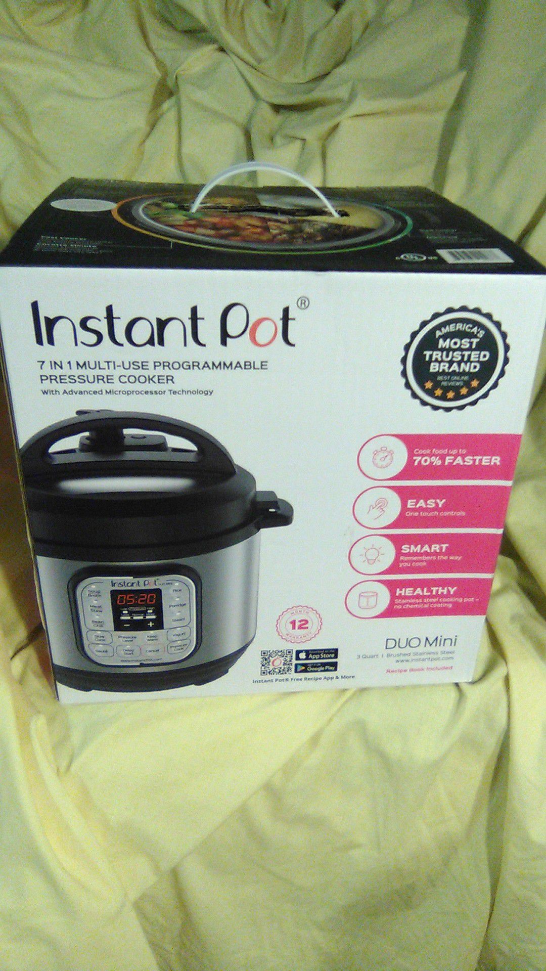 Instant pot 7in1 multi-use programmable pressure cooker