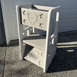 Toddler Kids Kitchen Tower Adjustable Step Stool