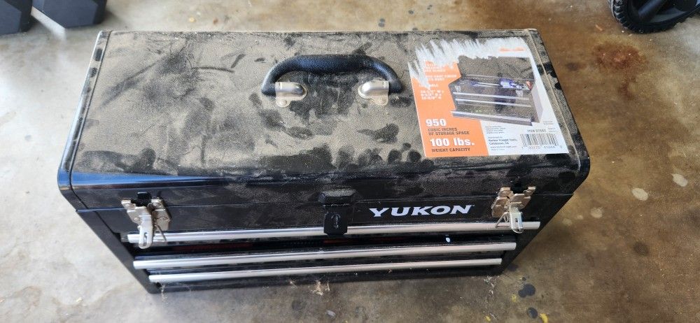 Yukon 3 Drawer Tool Box With Assorted Tools