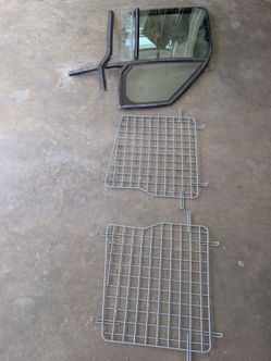 2010-2013 Ford Transit connect front passenger window glass and rear door glass guards