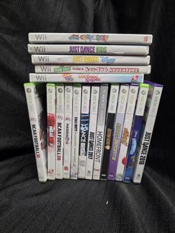 (13) Xbox 360 Games Also (5) Wii Games