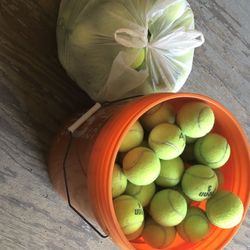 50 used tennis balls
