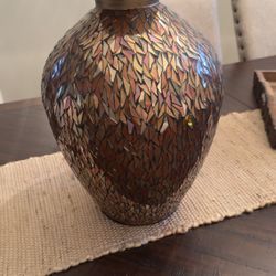 Pier 1 mosaic glass style vase home decor accents