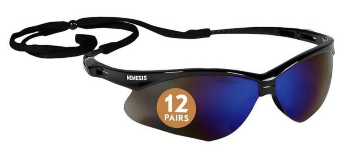 New Lot Of 10 Safety Glasses. Modern, Sleek, Stylish