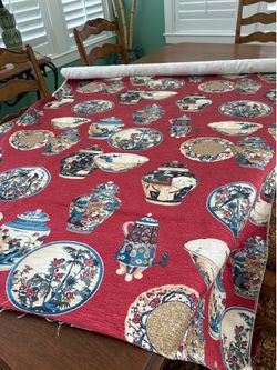 Vintage inspired  chinoiserie textiles