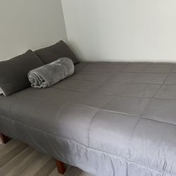 Free Pillow-top Queen Mattress and Bed frame