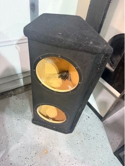 Sealed jl audio 2-10” sub box