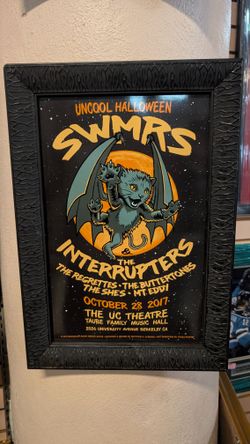 2017 Uncool Halloween Swimrs Interrupters UC Theatre Concert Poster