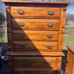 Set Of Wooden Furniture Manufactured By Keller Furniture Company 