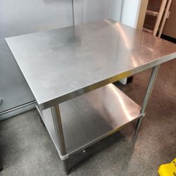 Regency 30x36 16 Gauge 304 Stainless Steel Commercial Work Table