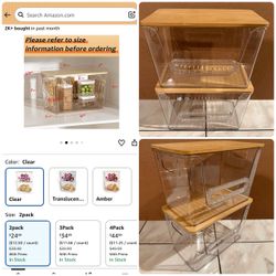 Pantry Storage Organizers 2/$15