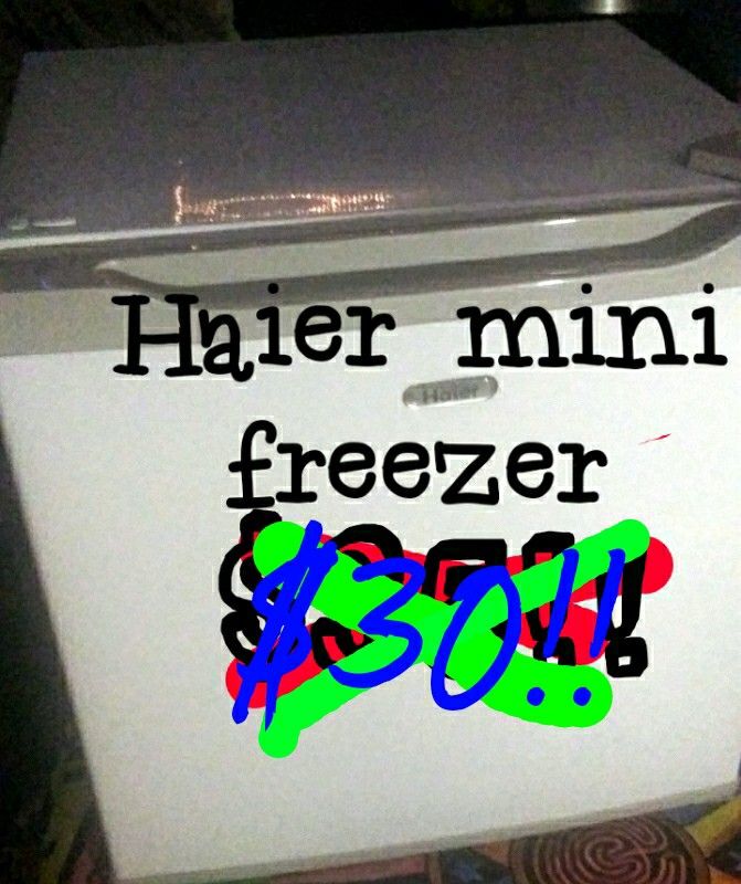 Haier MINI FREEZER - not a dorm fridge