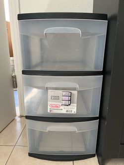 Sterilite 3-Drawer Plastic Storage Organizer – Like New – $15