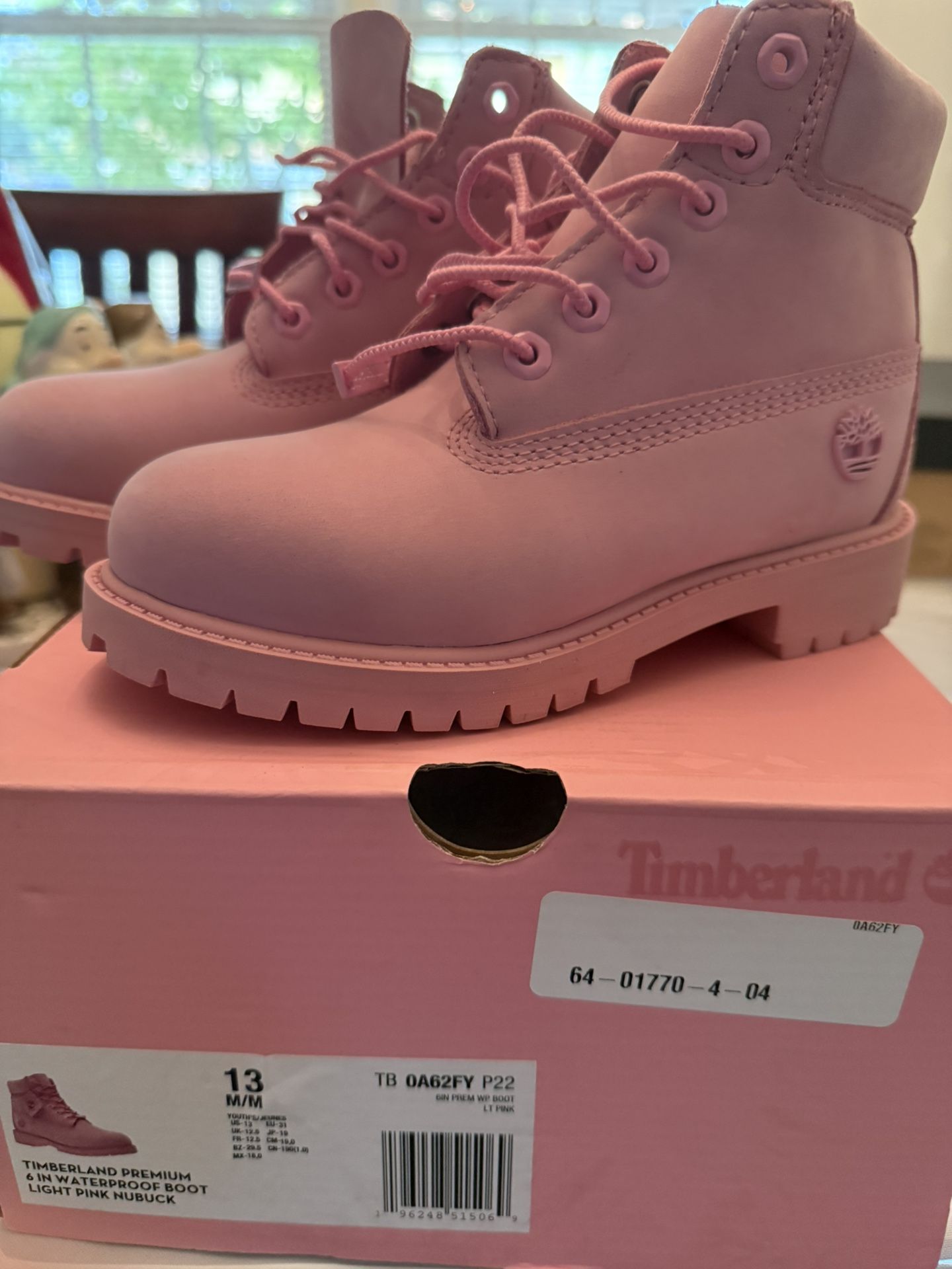 Timberland Pink Girls Size13 Brand New ! $60 OBO
