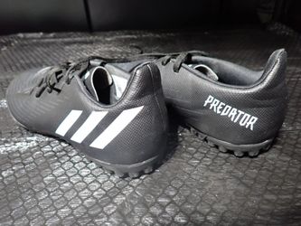 Adidas indoor turf soccer shoes.