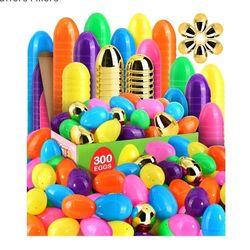 300 Pack 2.3 Inch Plastic Easter Eggs New 