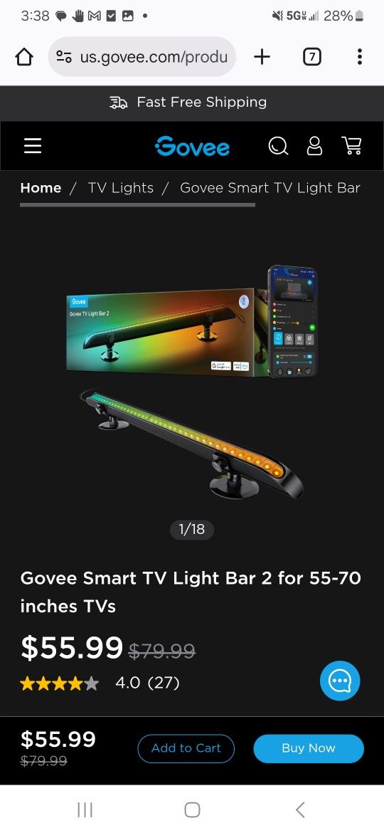 TV Light Bar Govee