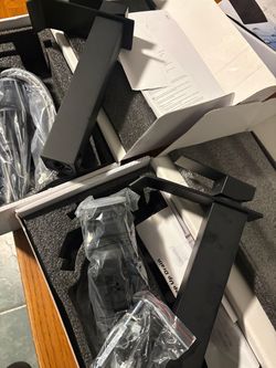 2 - matte black bath faucets - new