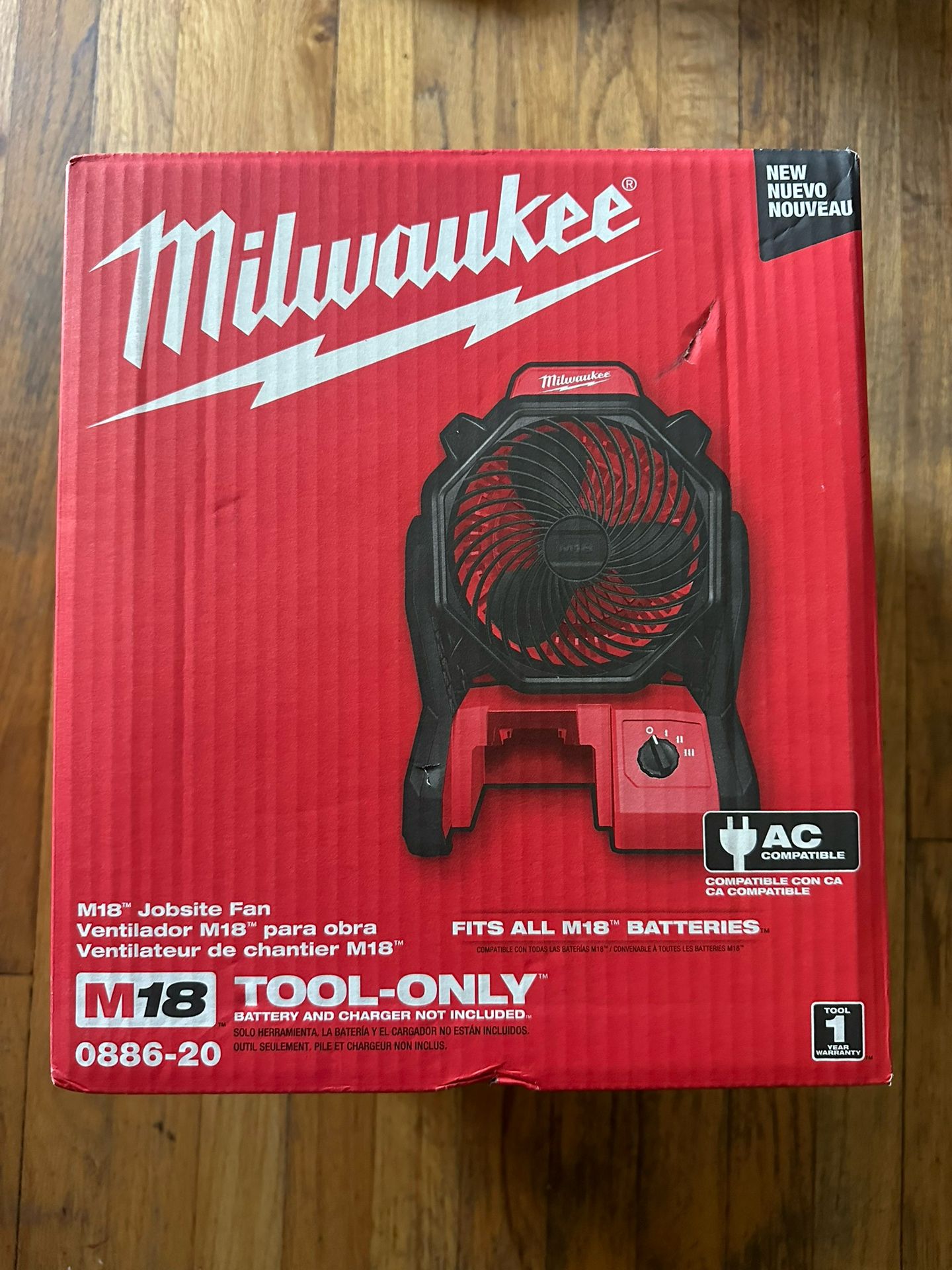 Milwaukee M18 Jobsite Fan