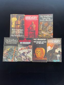 Ray Bradbury Book Lot (7): Vintage Science Fiction