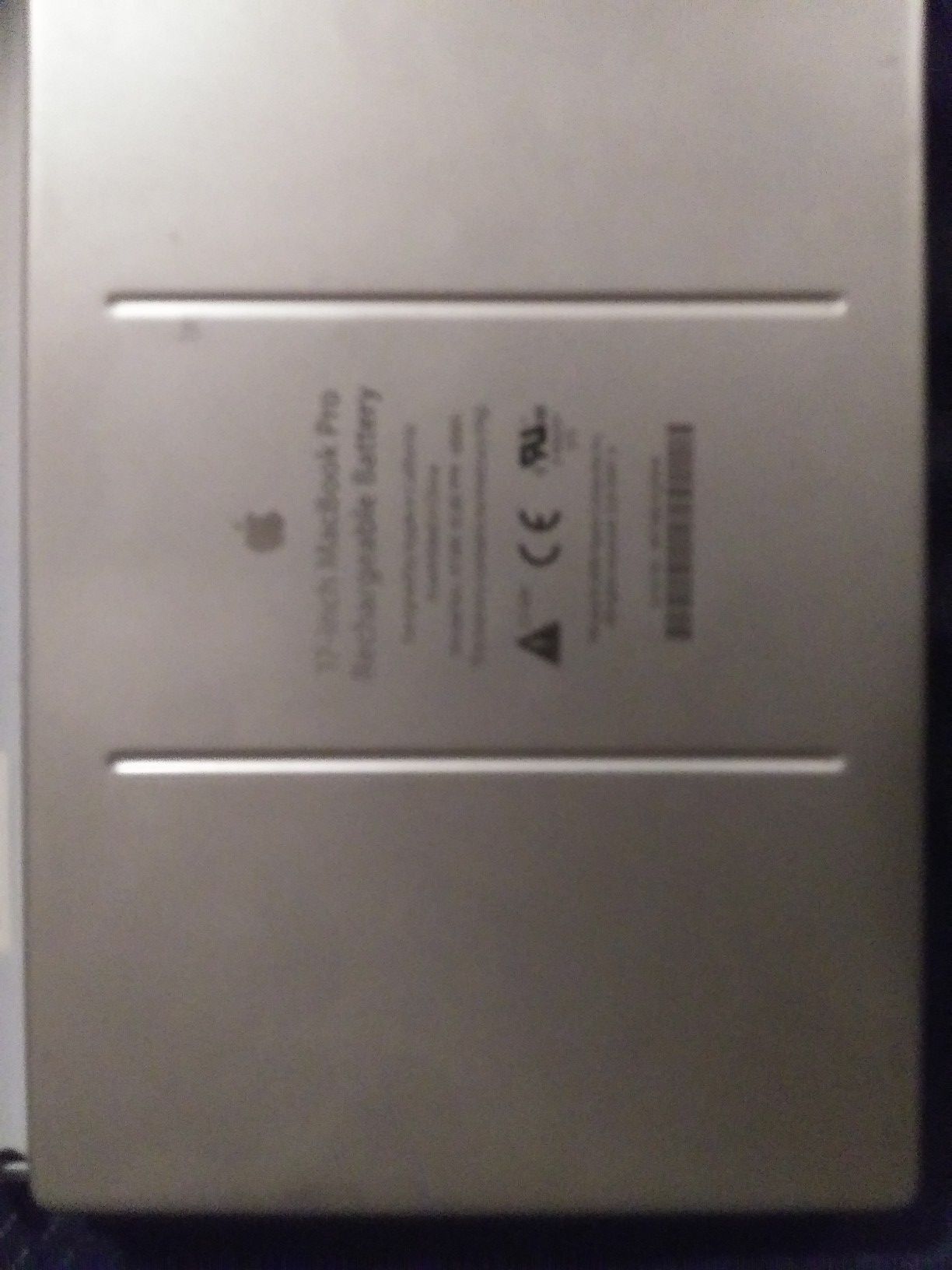 17" MacBook Pro rechargeable battery