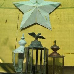 Vintage Brass Eagle Wall Sconce +